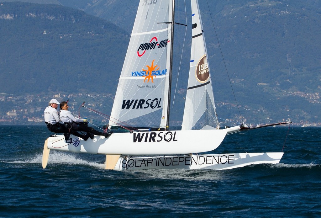 Tornado Mixed Sailing Nahid and Roland upwind &copy; Martina Barnetova